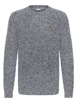 Solid Herren Strickpullover - SDRicky in blau