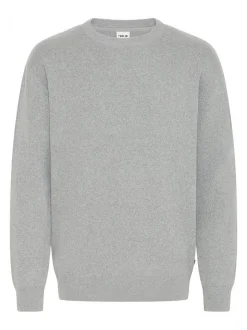 Solid Herren Strickpullover - SDFinnetado in grau