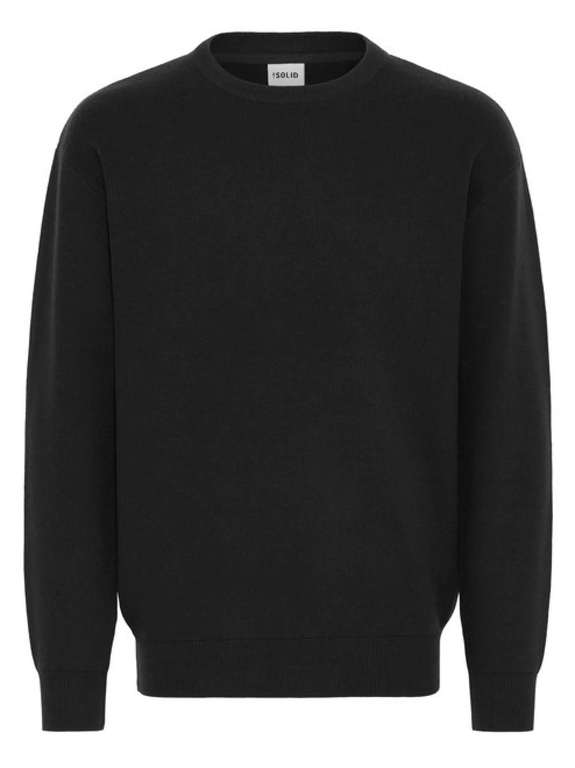 Solid Herren Strickpullover - SDFinnetado in schwarz