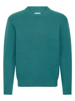 Solid Herren Strickpullover - SDRyker in grün