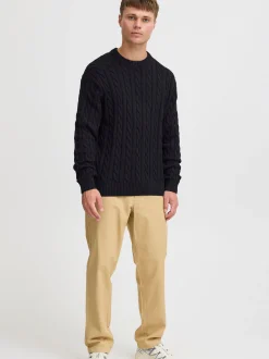 Solid Herren Strickpullover - SDMalcolm in schwarz