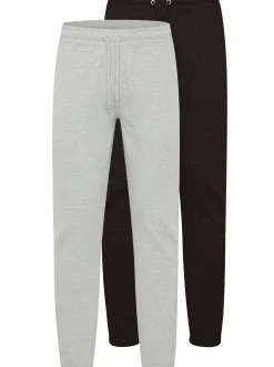 Solid Herren Sweatpants - SDSDColineo 2er-Pack in schwarz grau