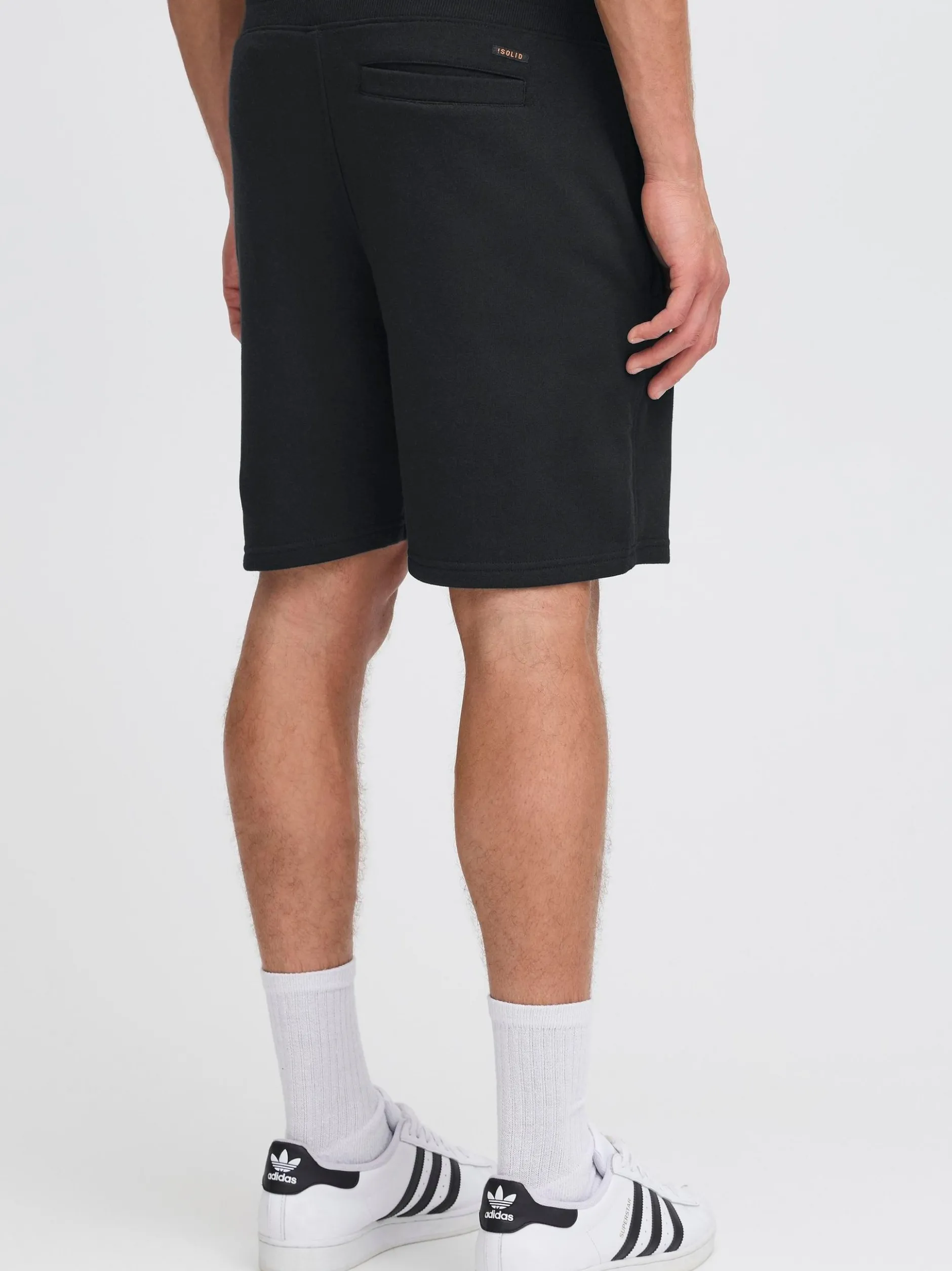Solid Herren Sweatshorts - SDAugun in schwarz