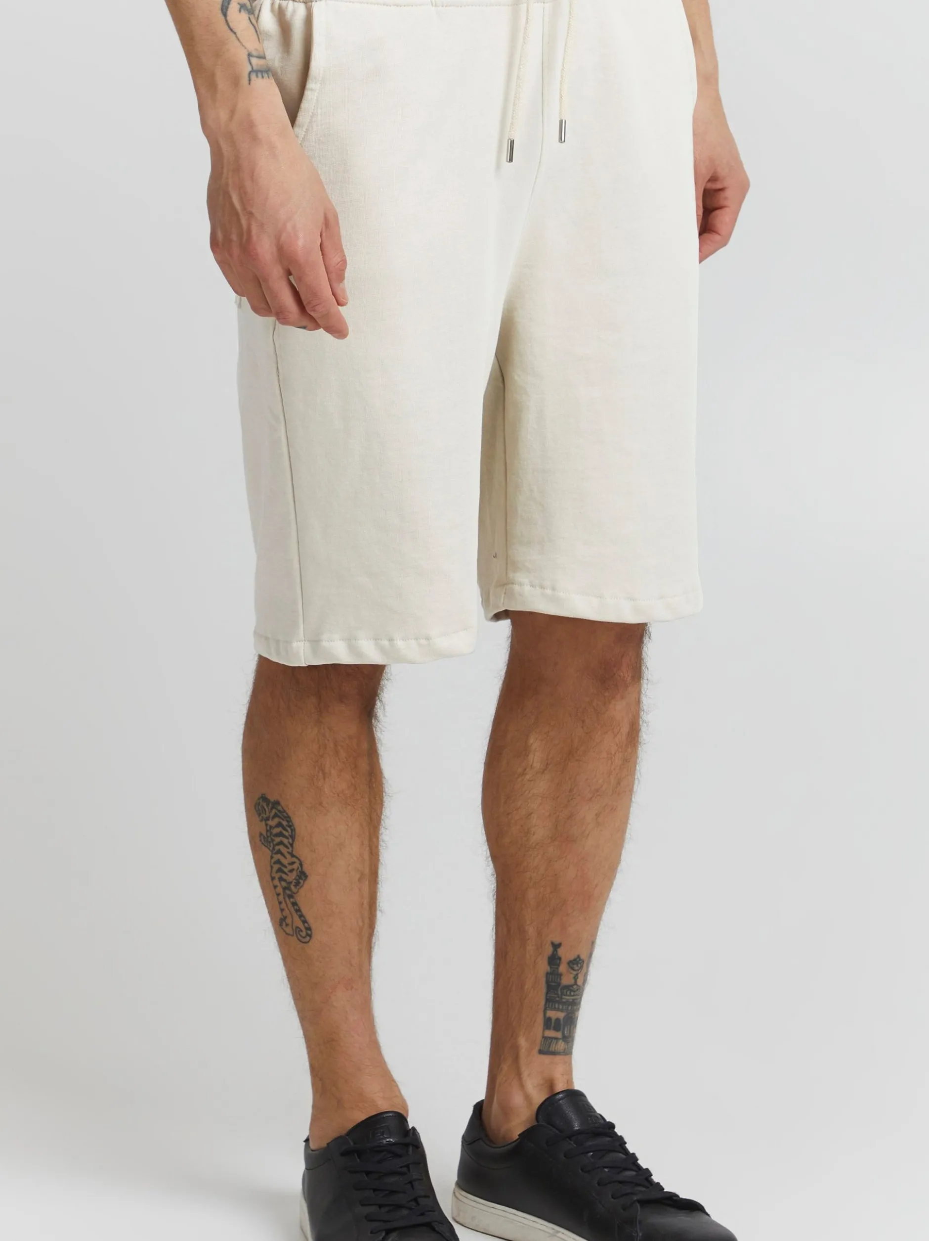 Solid Herren Sweatshorts - SDBrenden in ecru