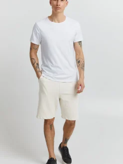Solid Herren Sweatshorts - SDBrenden in ecru