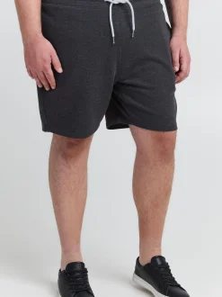 Solid Herren Sweatshorts - SDTamp Big & Tall in grau