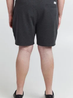 Solid Herren Sweatshorts - SDTamp Big & Tall in grau