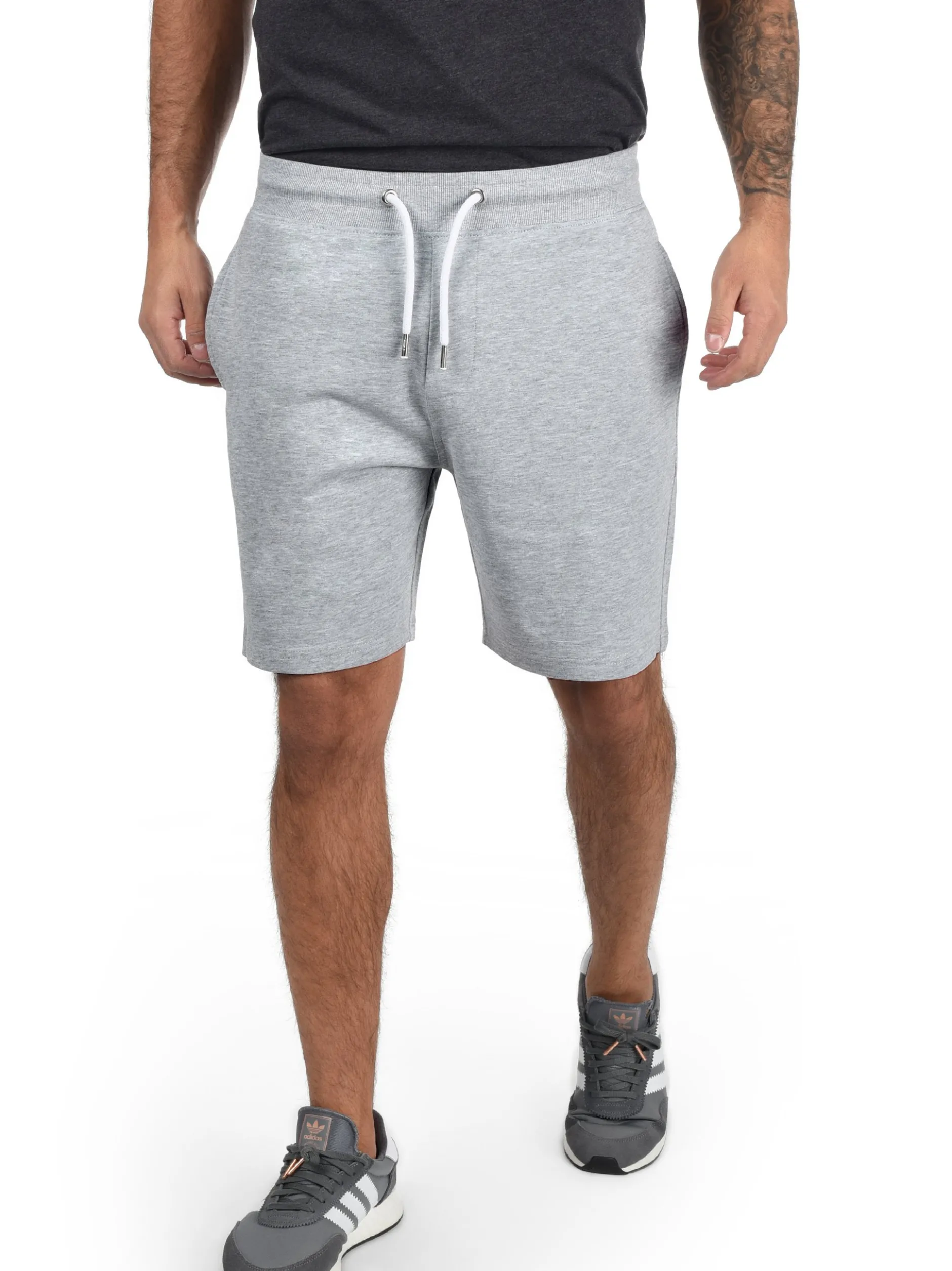 Solid Herren Sweatshorts - SDTamp in grau