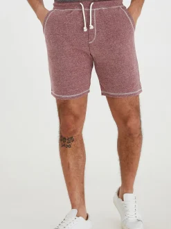 Solid Herren Sweatshorts - SDToljan in rot