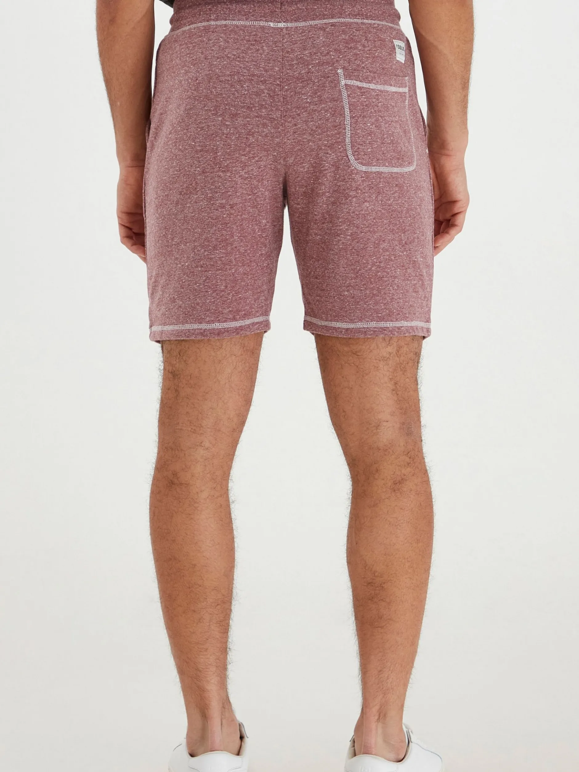 Solid Herren Sweatshorts - SDToljan in rot