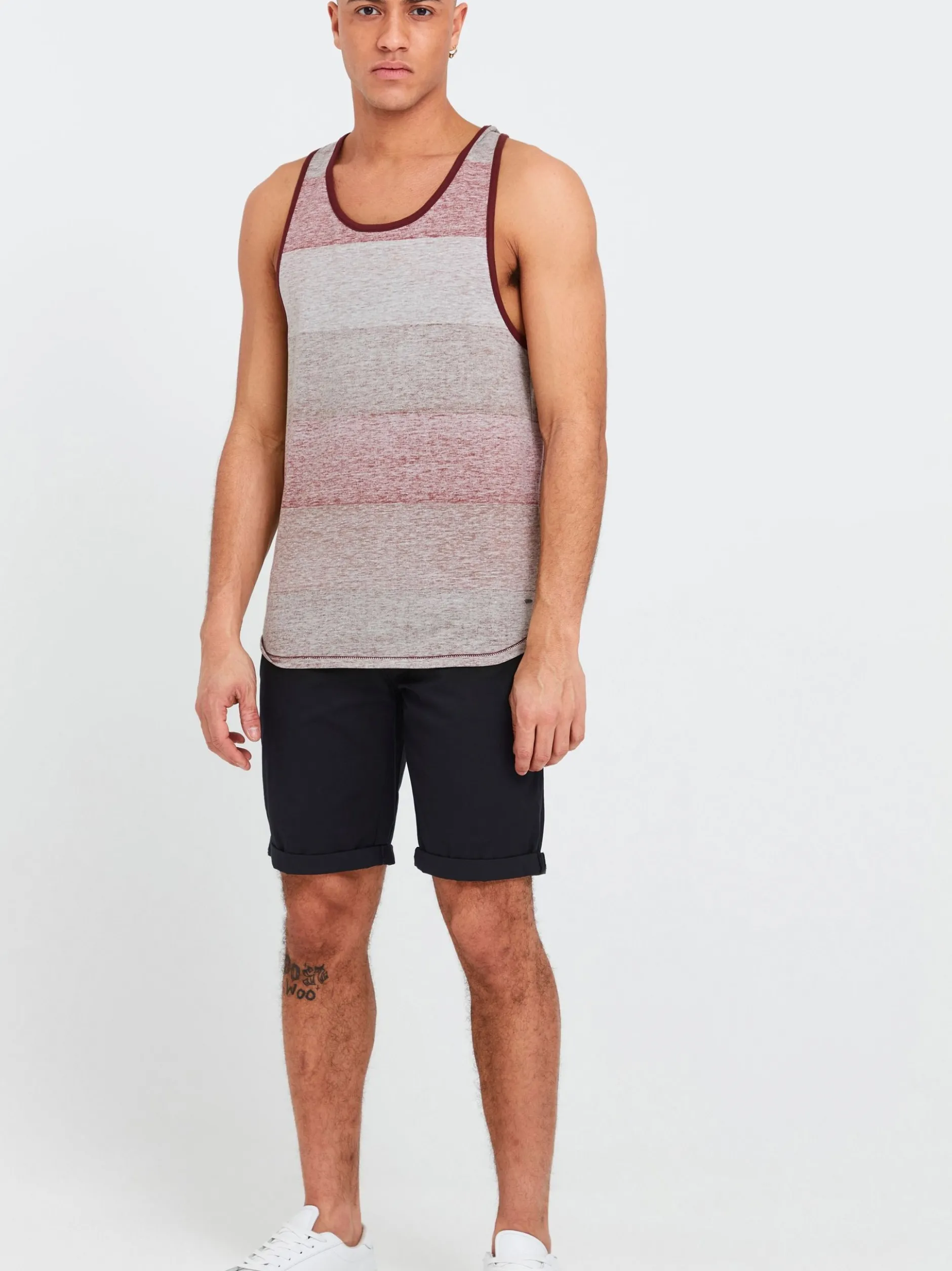 Solid Herren Tanktop - SDCharan in rot