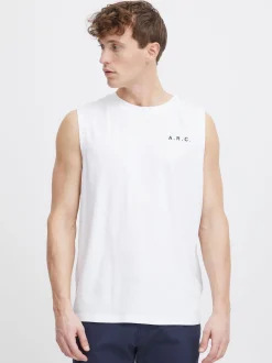 Solid Herren Tank-Top - SDElamdro in weiß
