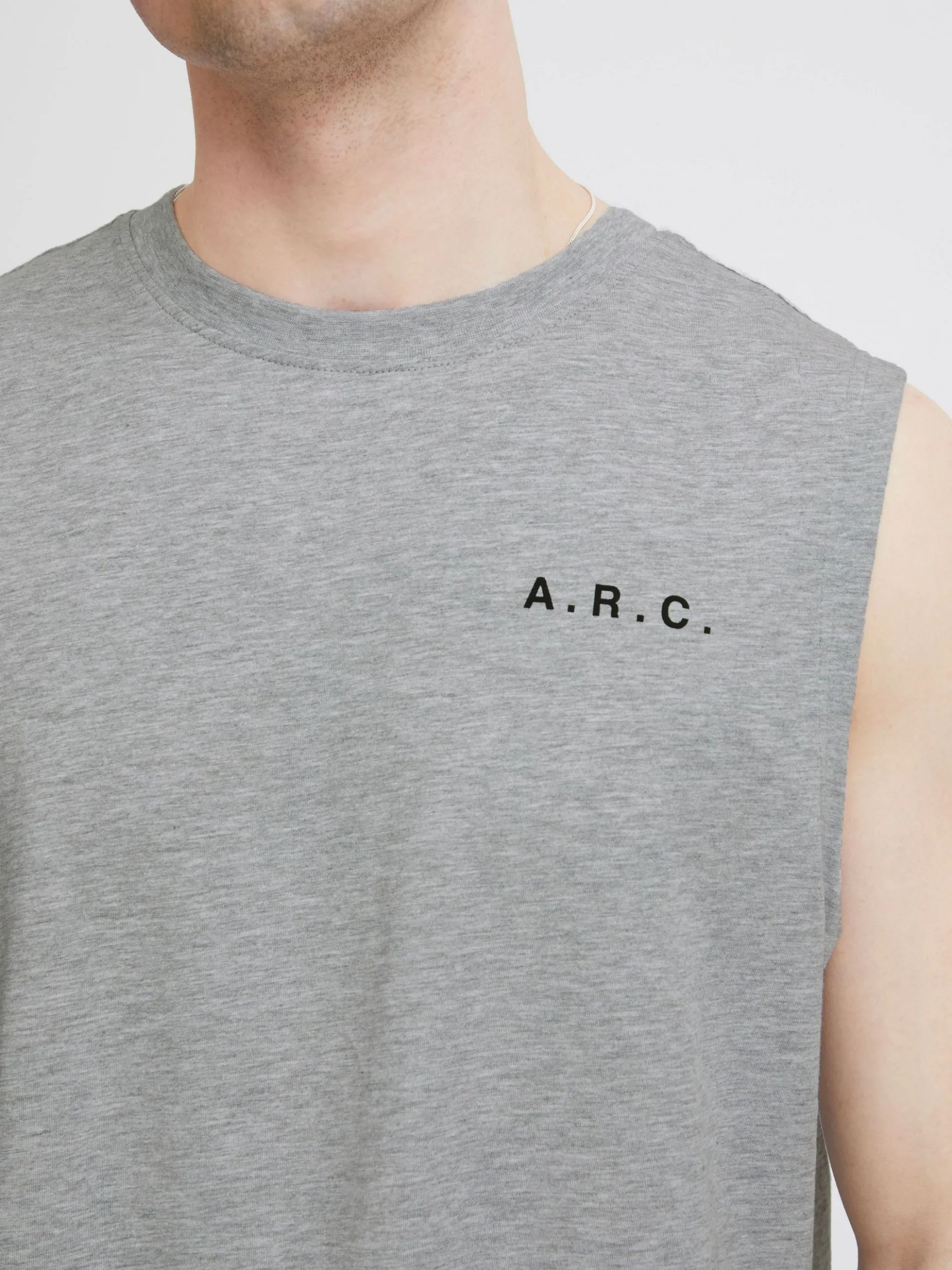 Solid Herren Tank-Top - SDElamdro in hellgrau