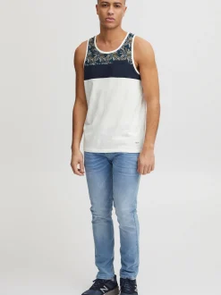 Solid Herren Tanktop - SDFlo in blau