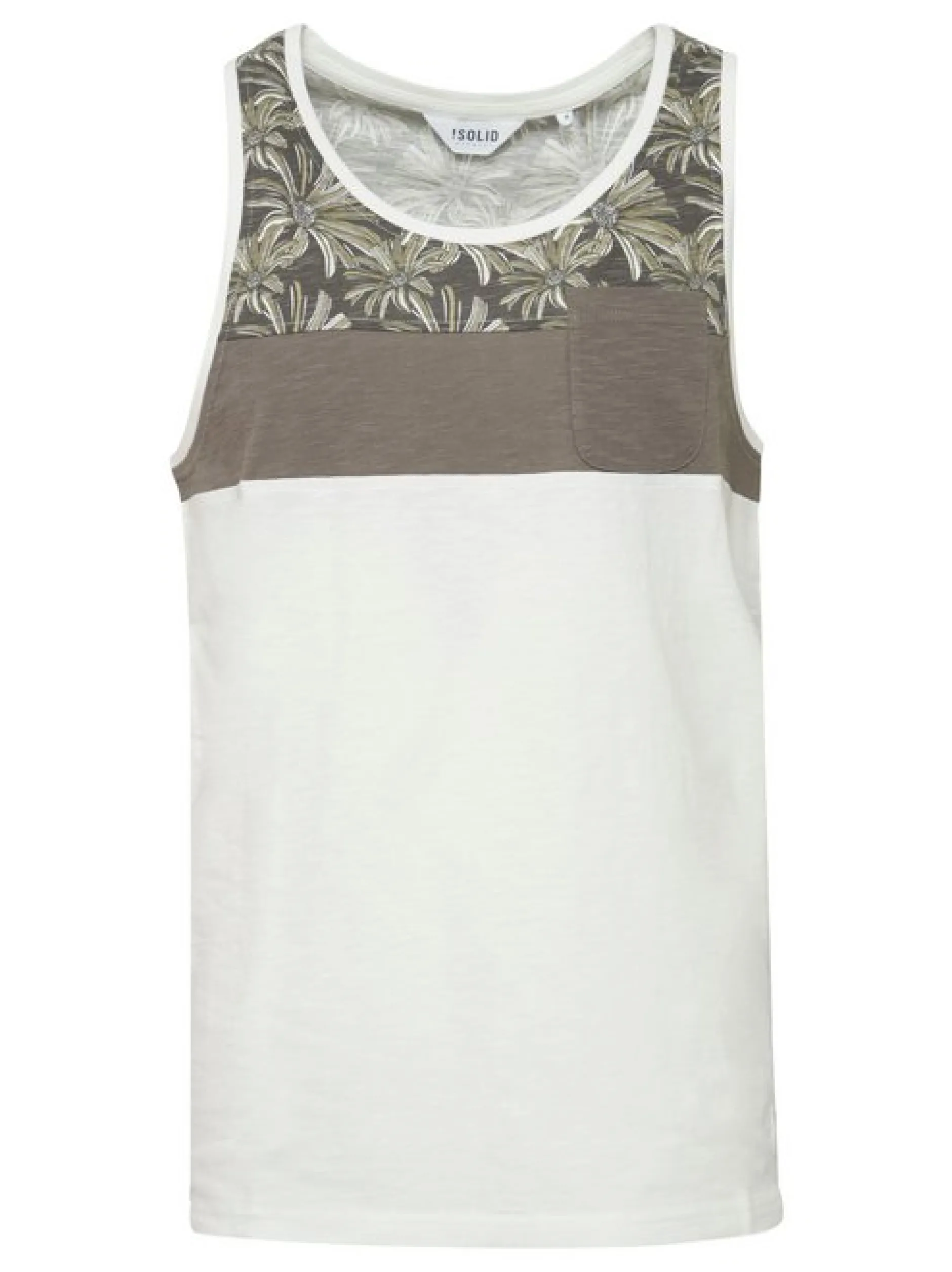 Solid Herren Tanktop - SDFlo in weiß