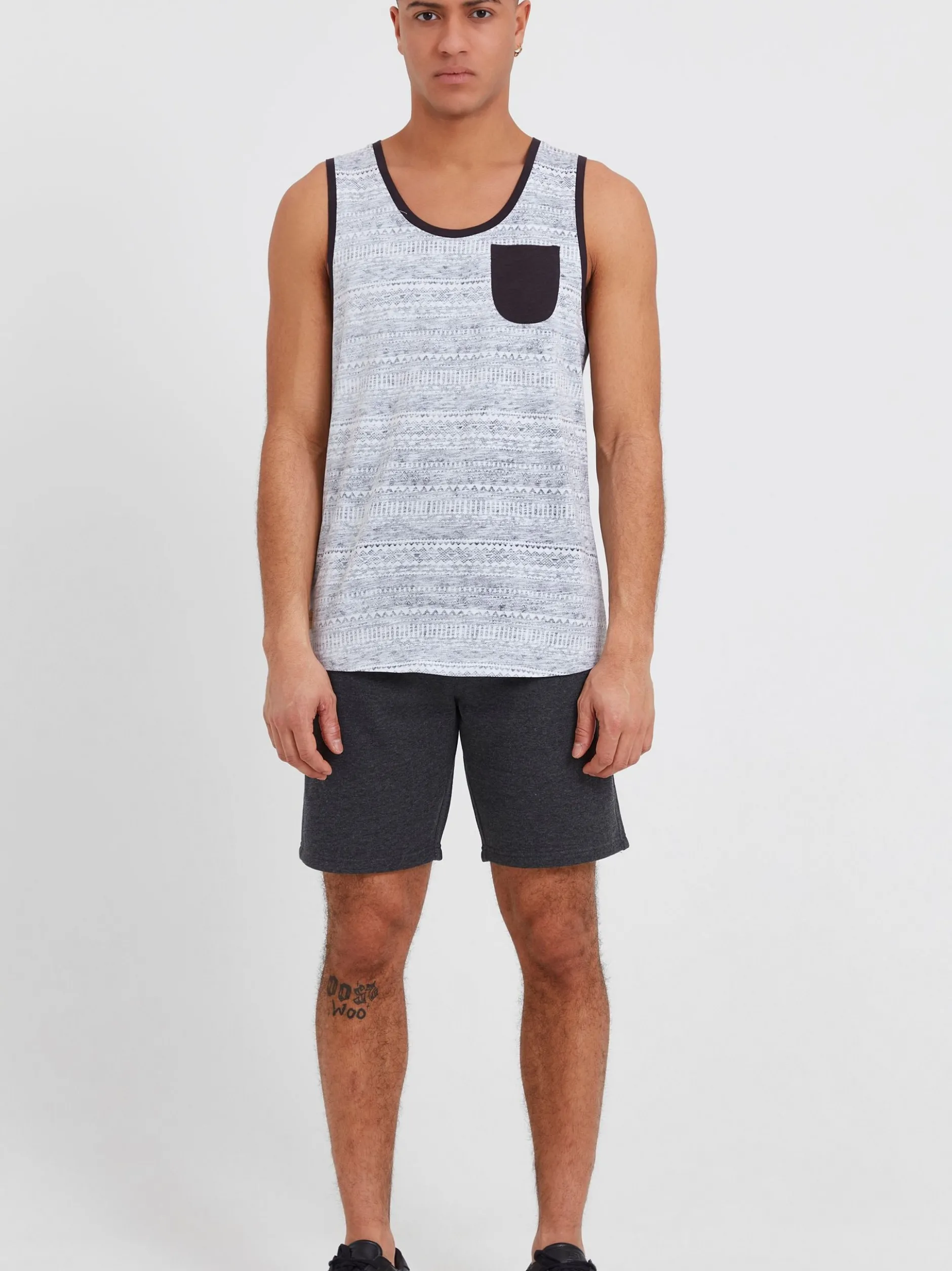 Solid Herren Tanktop - SDImbre in schwarz