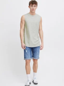 Solid Herren Tank-Top - SDLongi 2er-Pack in weiß