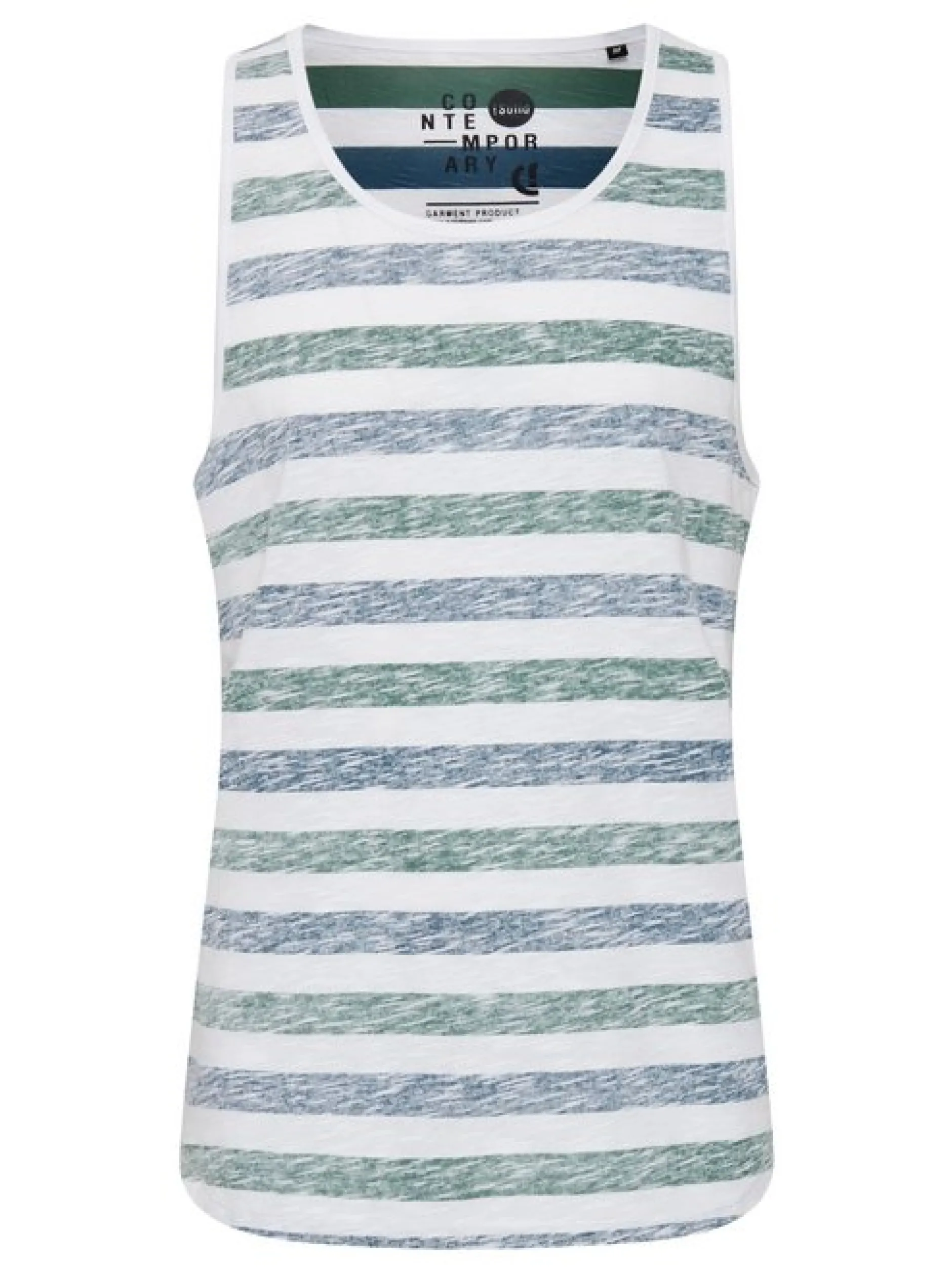 Solid Herren Tanktop - SDMende in grün blau