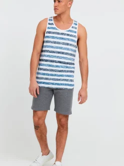 Solid Herren Tanktop - SDMende in blau
