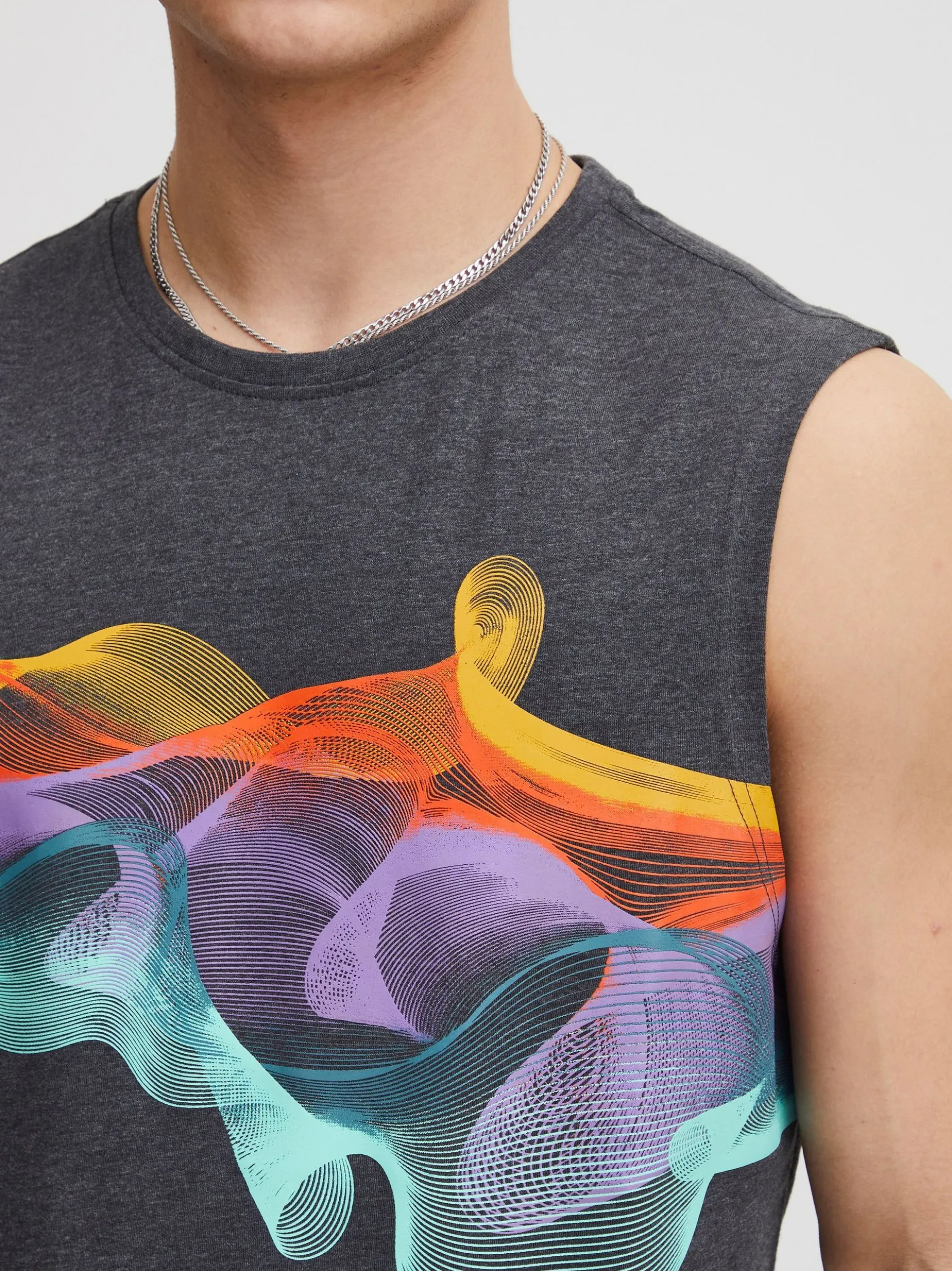 Solid Herren Tanktop - SDPedros in grau