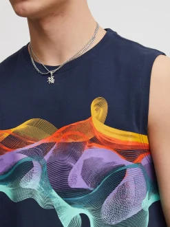 Solid Herren Tanktop - SDPedros in blau