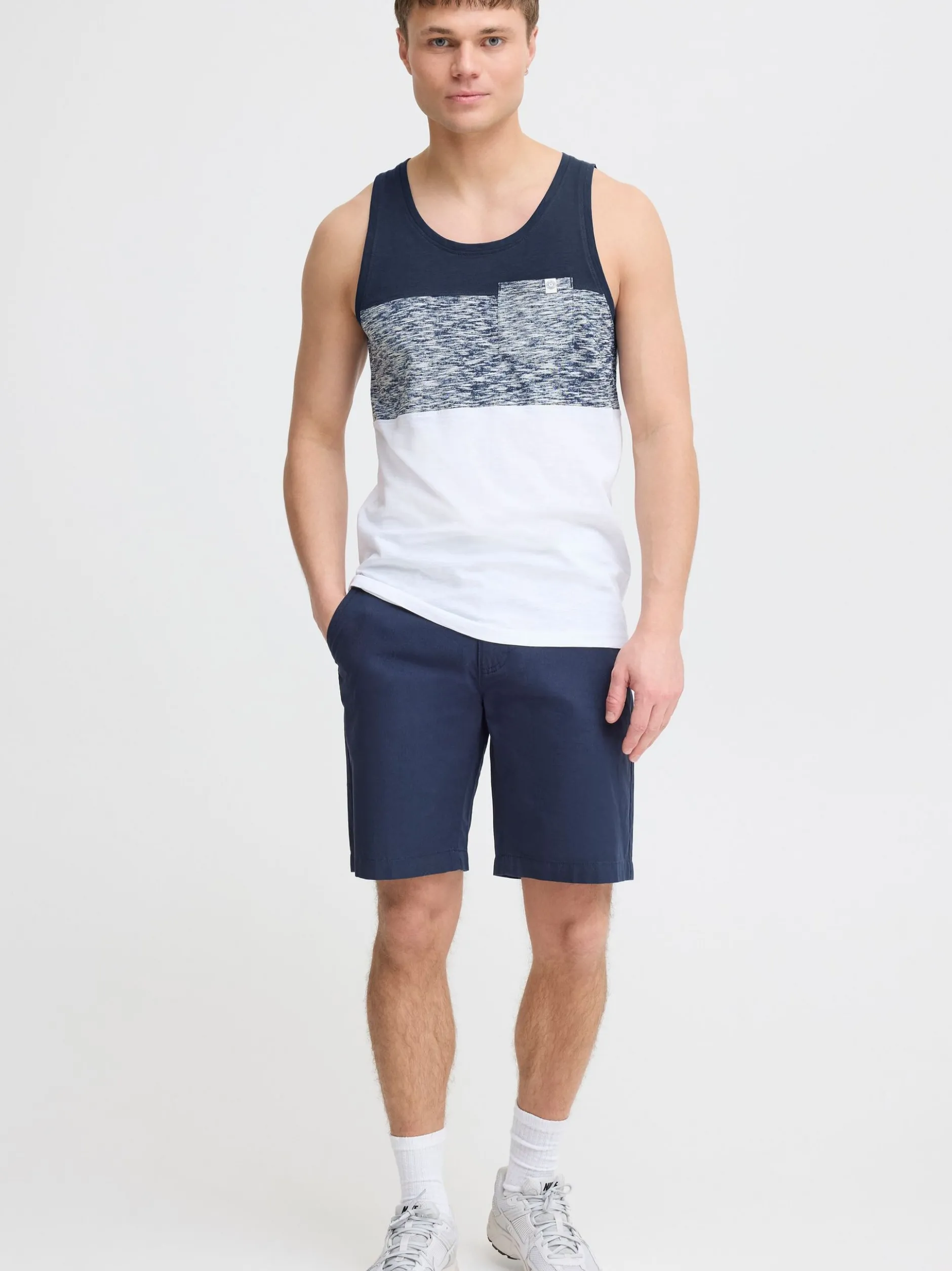 Solid Herren Tanktop - SDSion in blau
