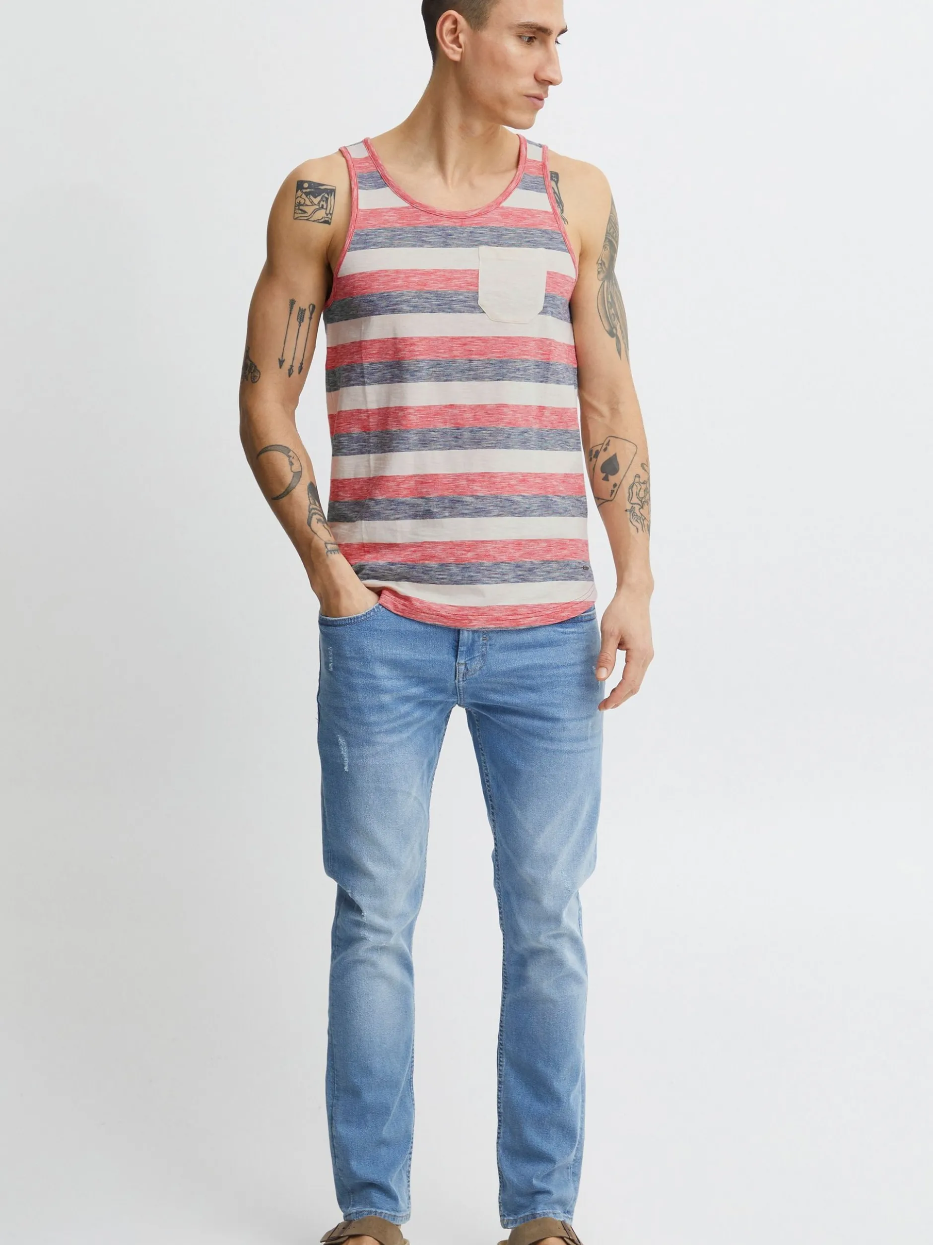 Solid Herren Tanktop - SDWhicco in rot
