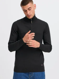 Solid Herren Troyer - SDAkanvis in schwarz