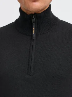 Solid Herren Troyer - SDAkanvis in schwarz