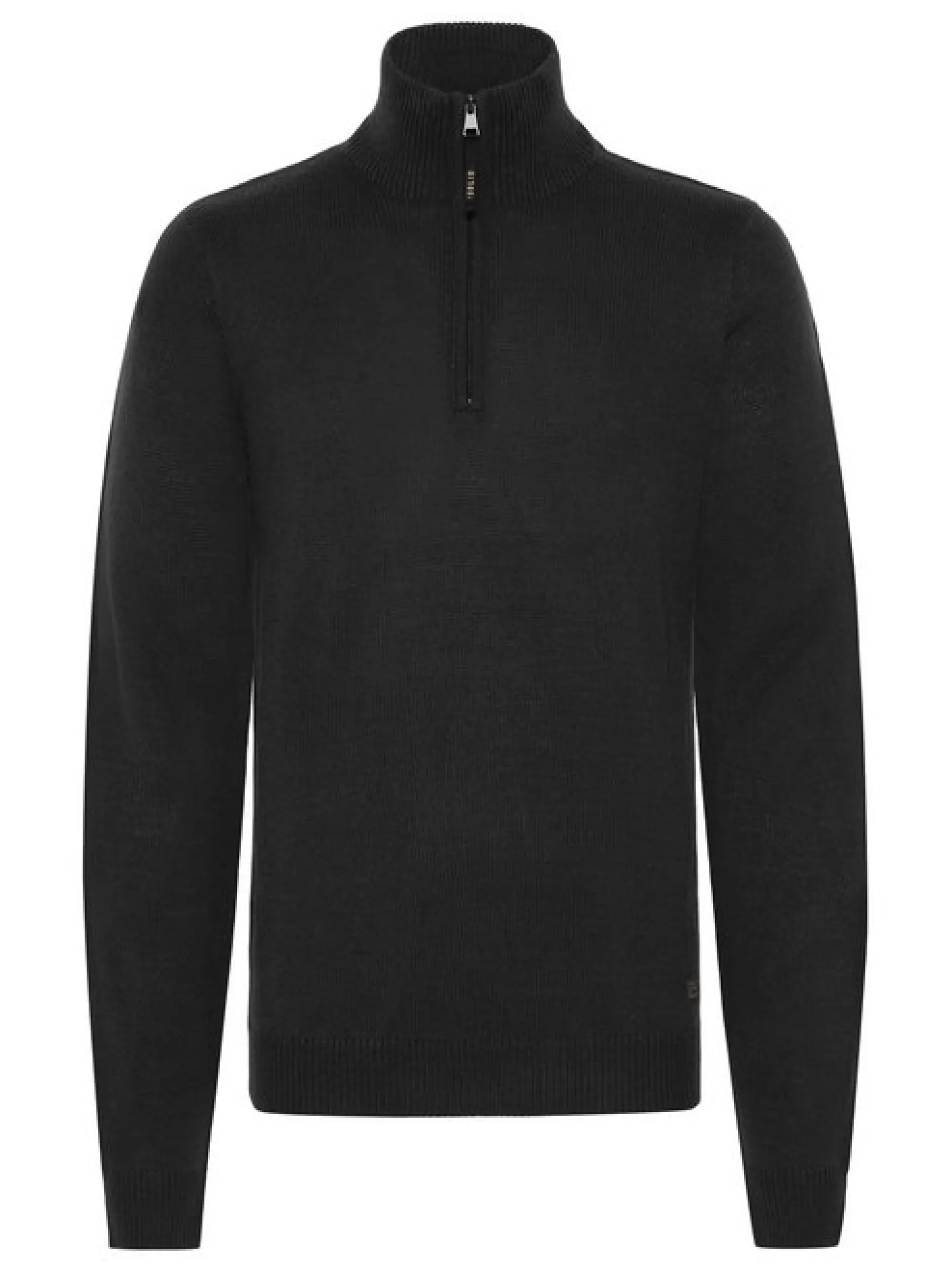 Solid Herren Troyer - SDBatik in schwarz