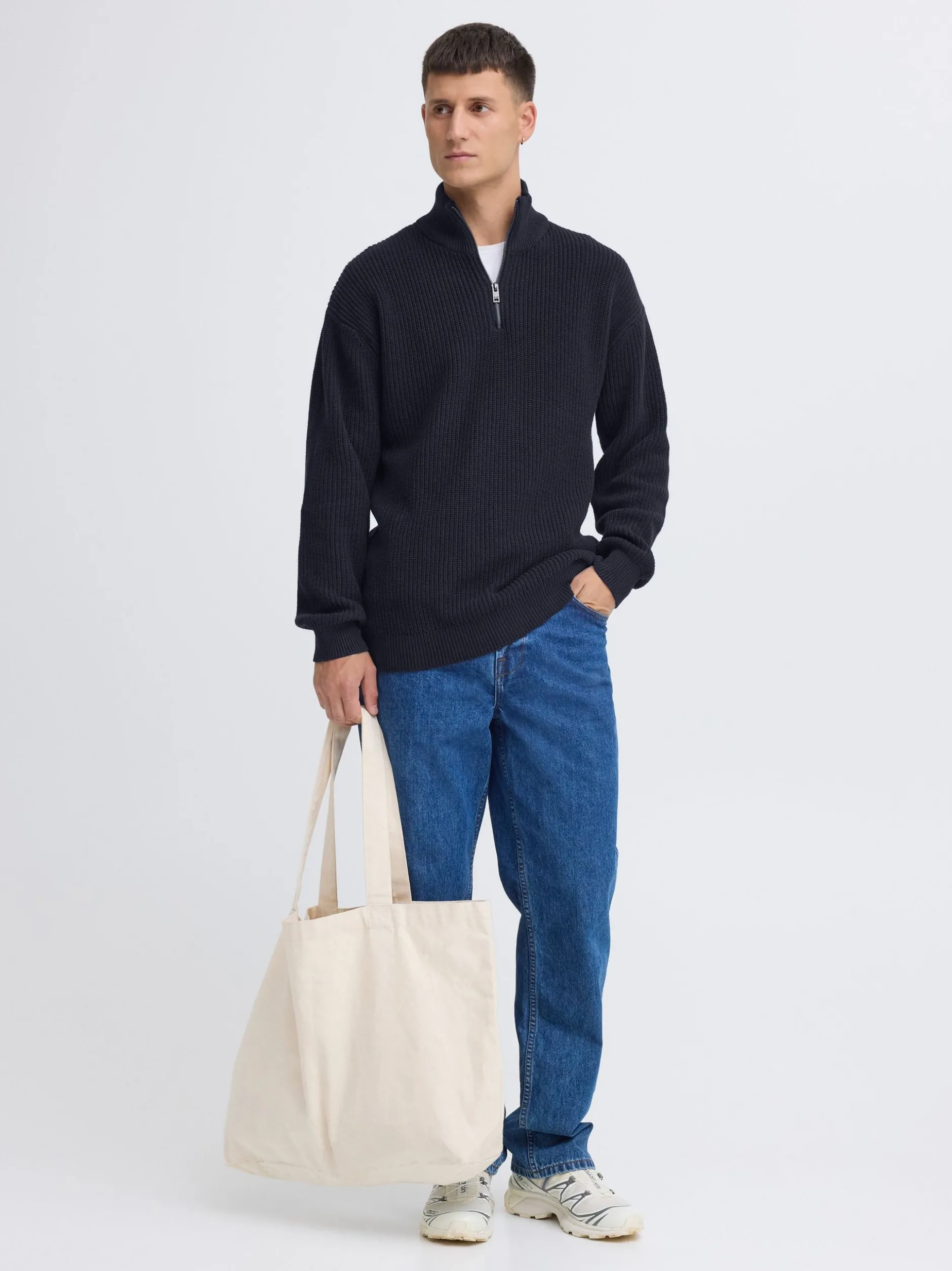 Solid Herren Troyer - SDGoma in blau