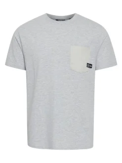 Solid Herren T-Shirt - SDBasto in hellgrau