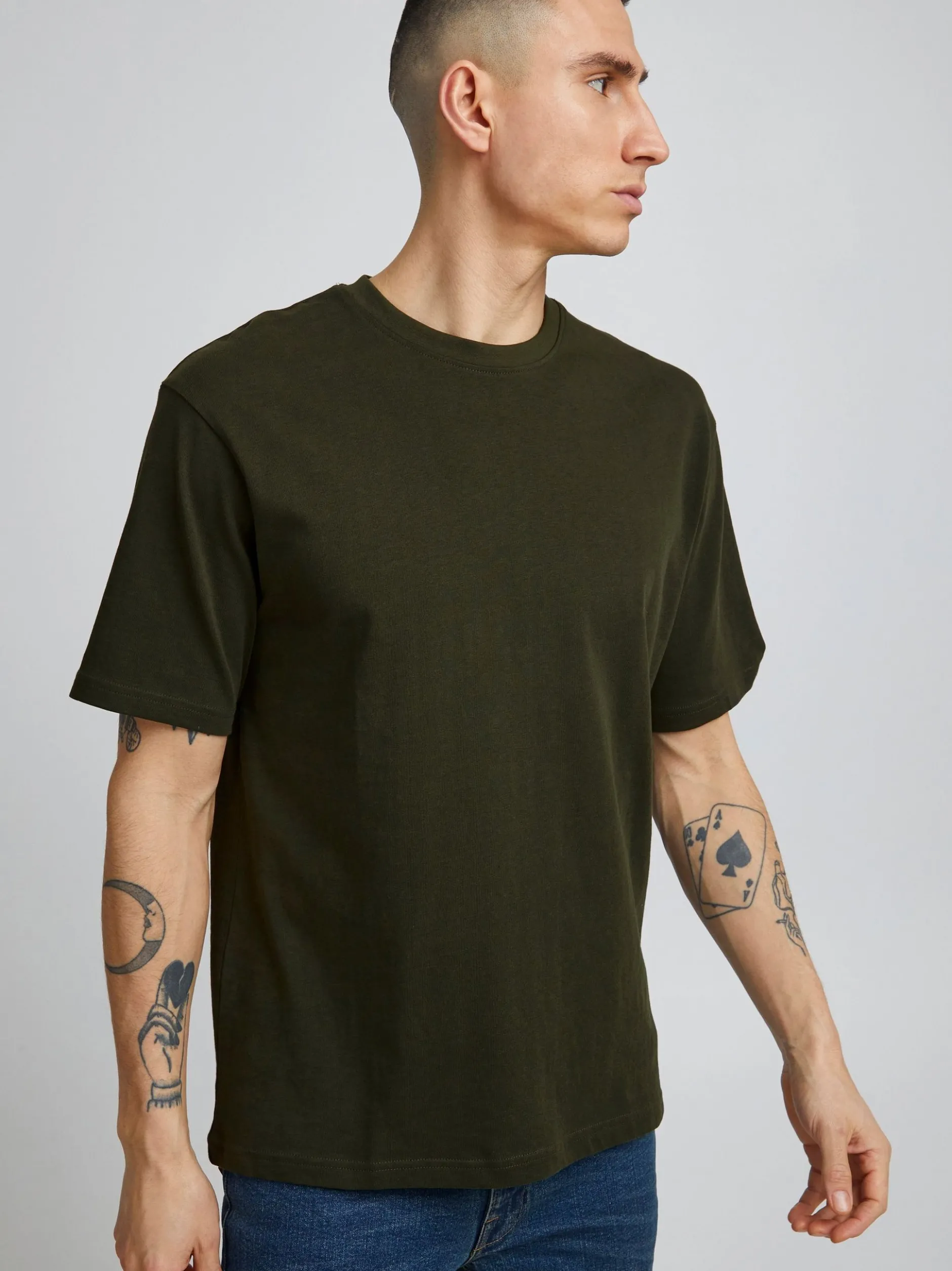 Solid Herren T-Shirt - SDCadel in grün