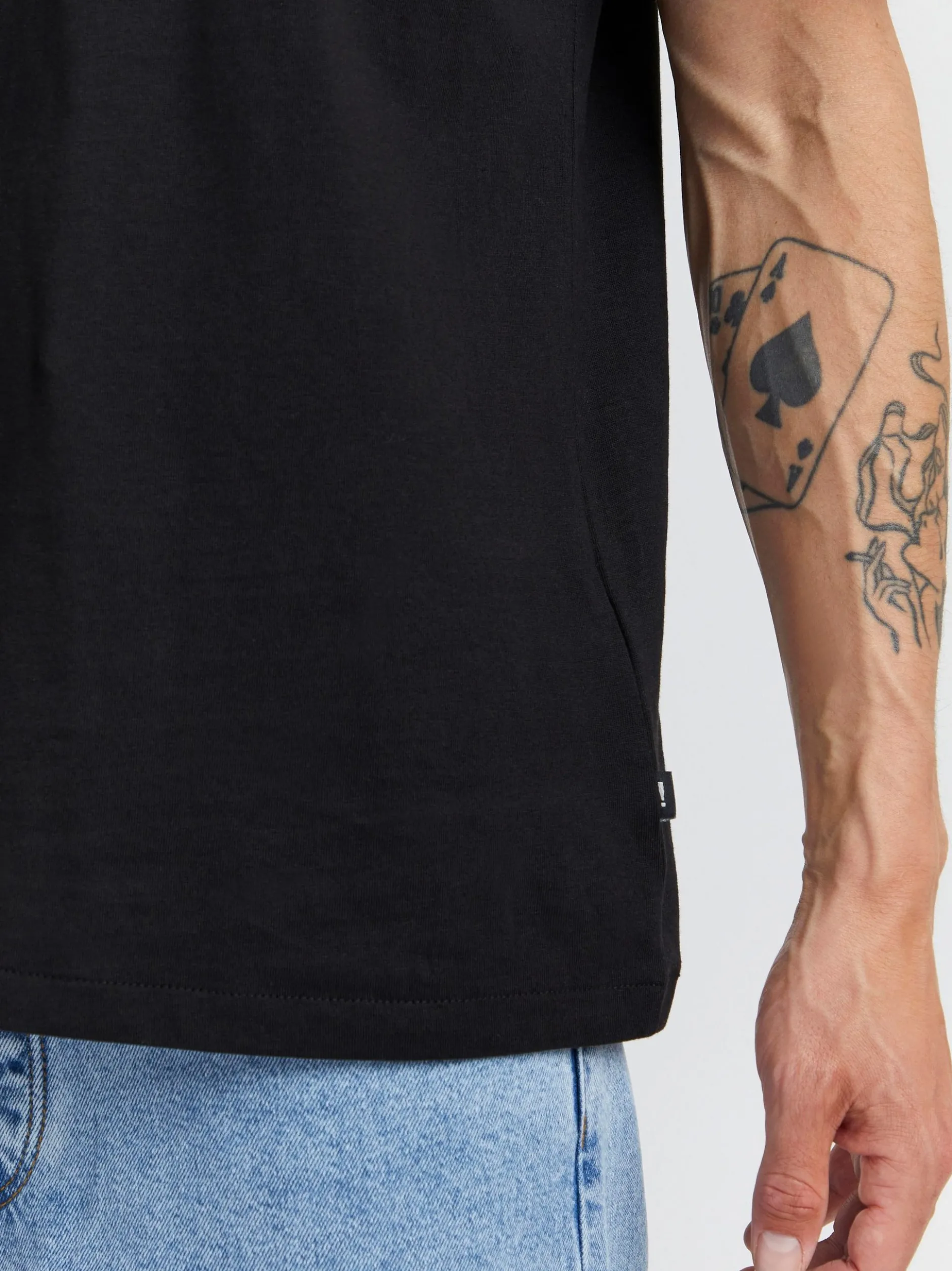 Solid Herren T-Shirt - SDCadel in schwarz