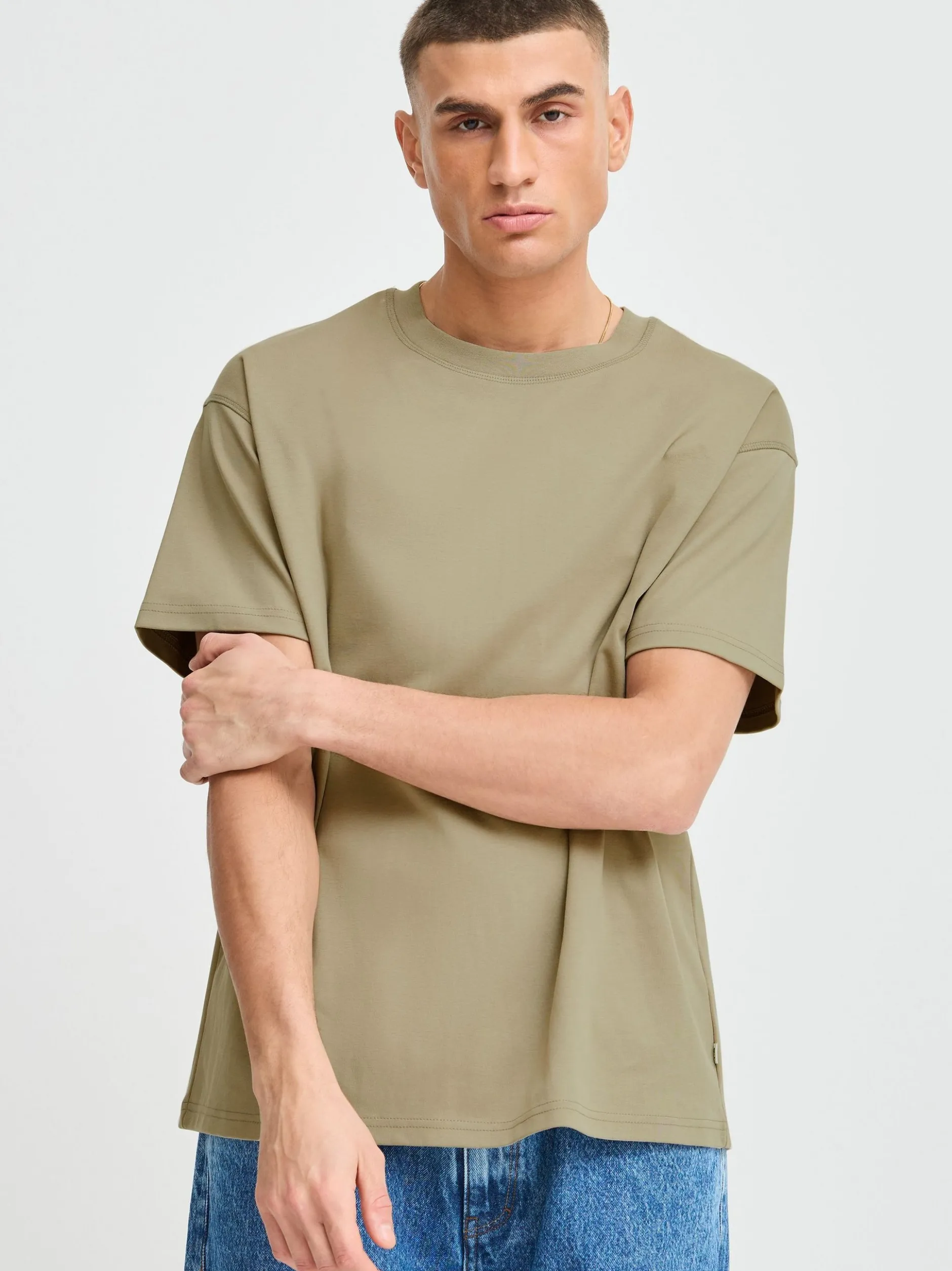 Solid Herren T-Shirt - SDDanton in khaki