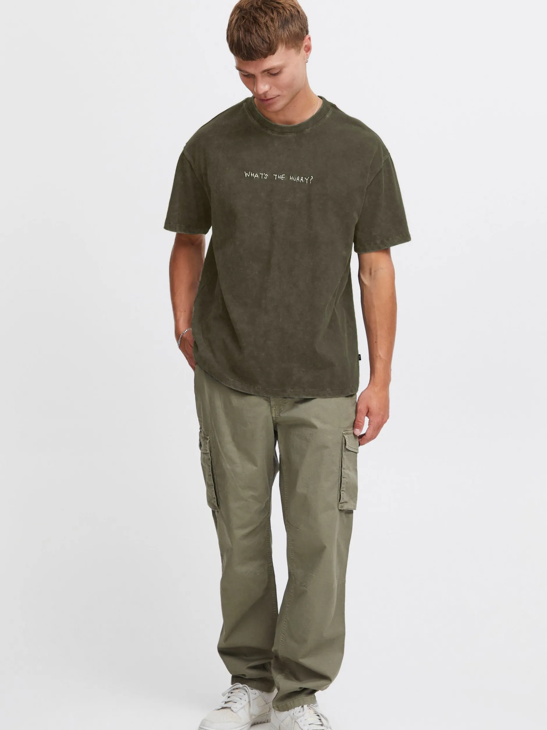 Solid Herren T-Shirt - SDHammad in grün