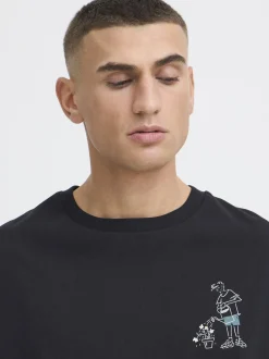 Solid Herren T-Shirt - SDIgor in schwarz