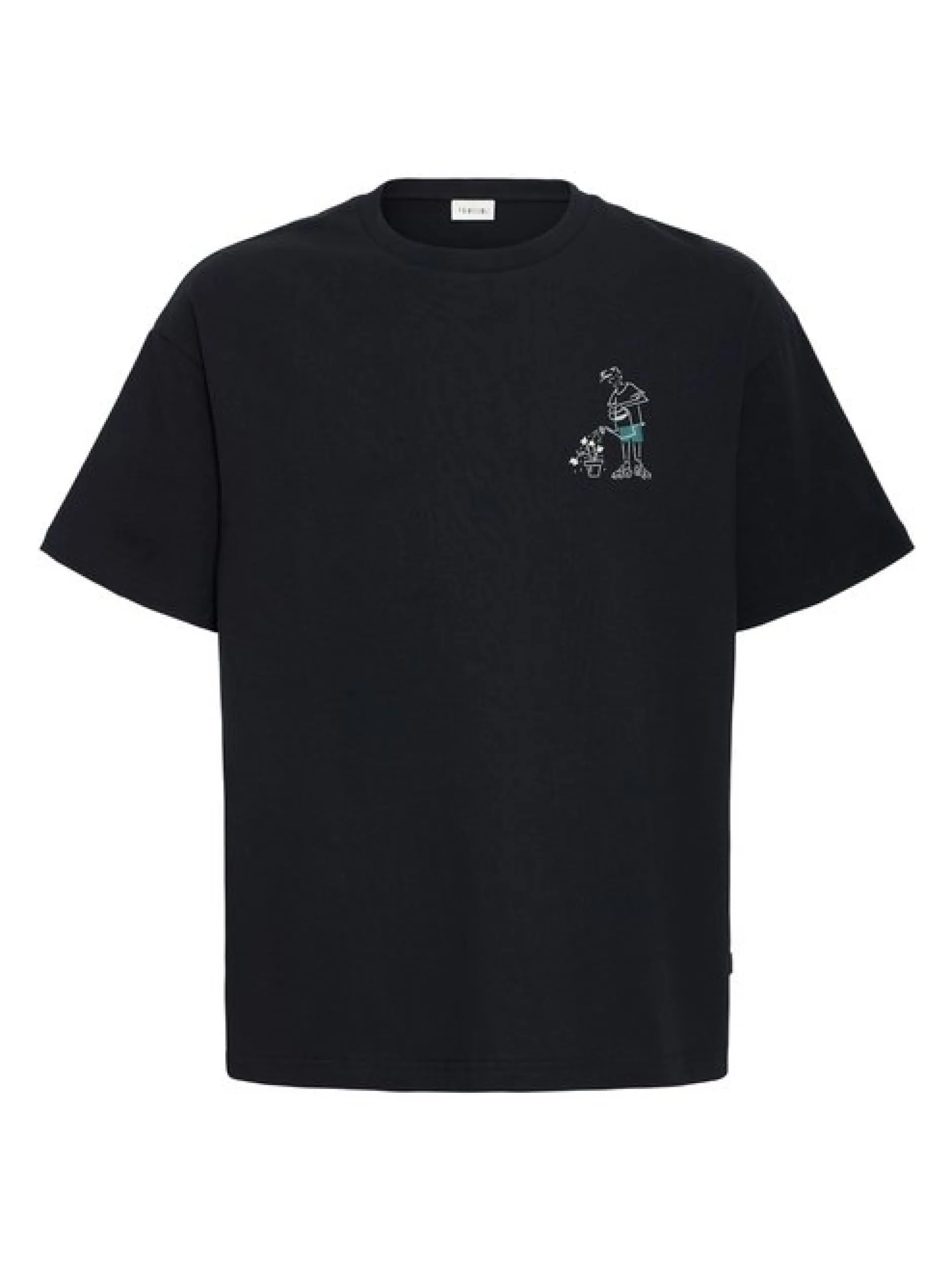 Solid Herren T-Shirt - SDIgor in schwarz