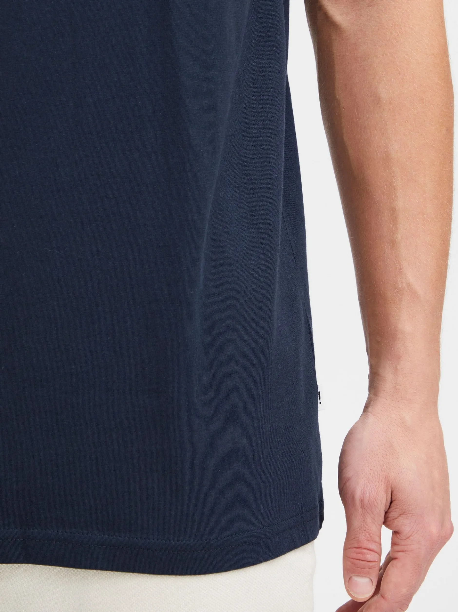 Solid Herren T-Shirt - SDIlias in blau