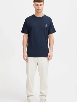 Solid Herren T-Shirt - SDIlias in blau