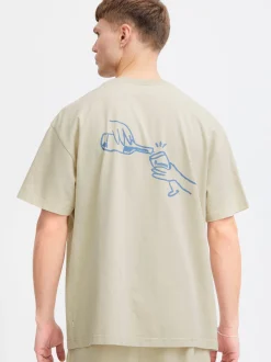 Solid Herren T-shirt - SDIsmail in sand