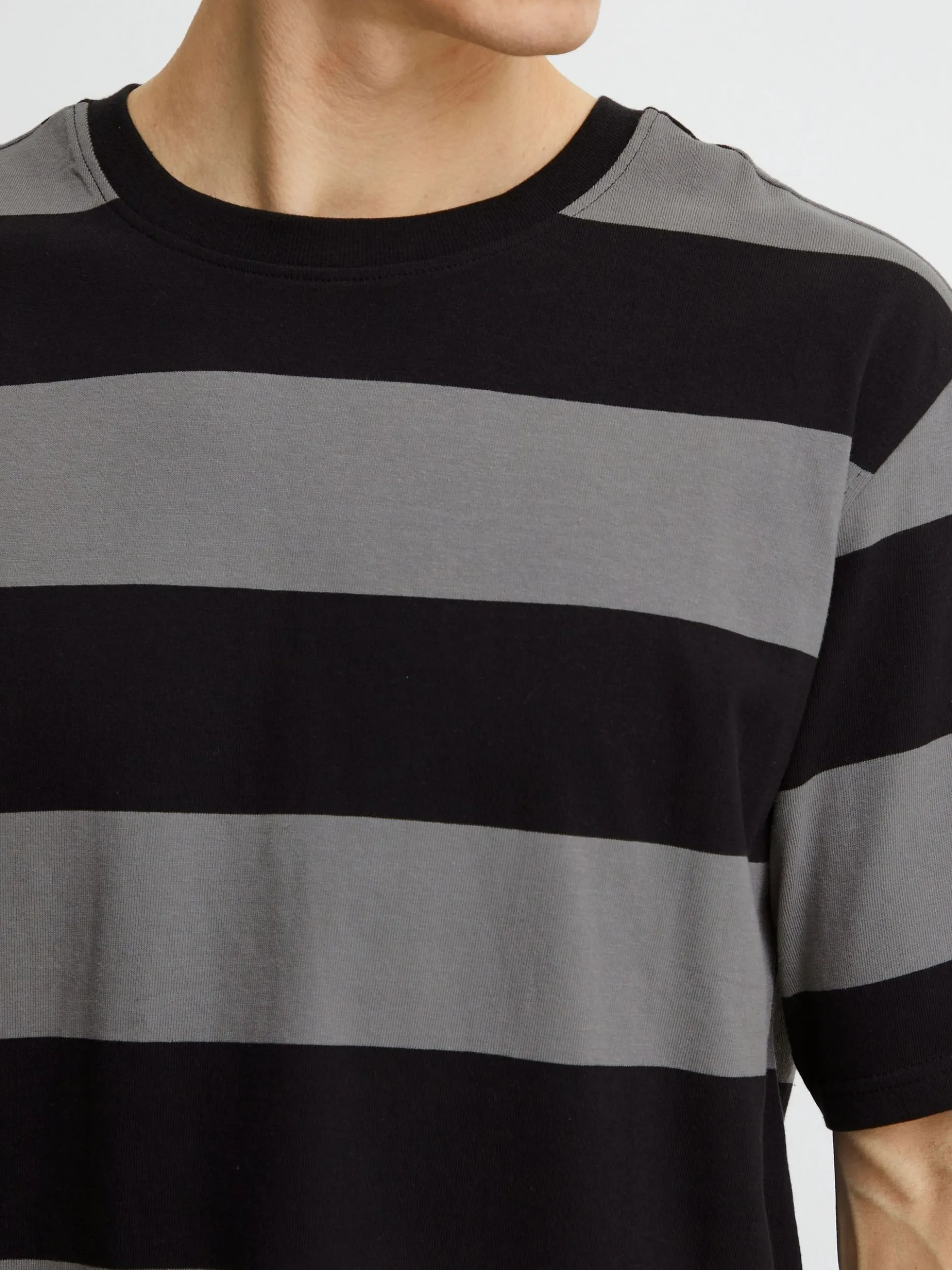 Solid Herren T-Shirt - SDJoey in schwarz