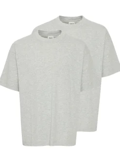 Solid Herren T-Shirt - SDMalle 2er-Pack in weiß