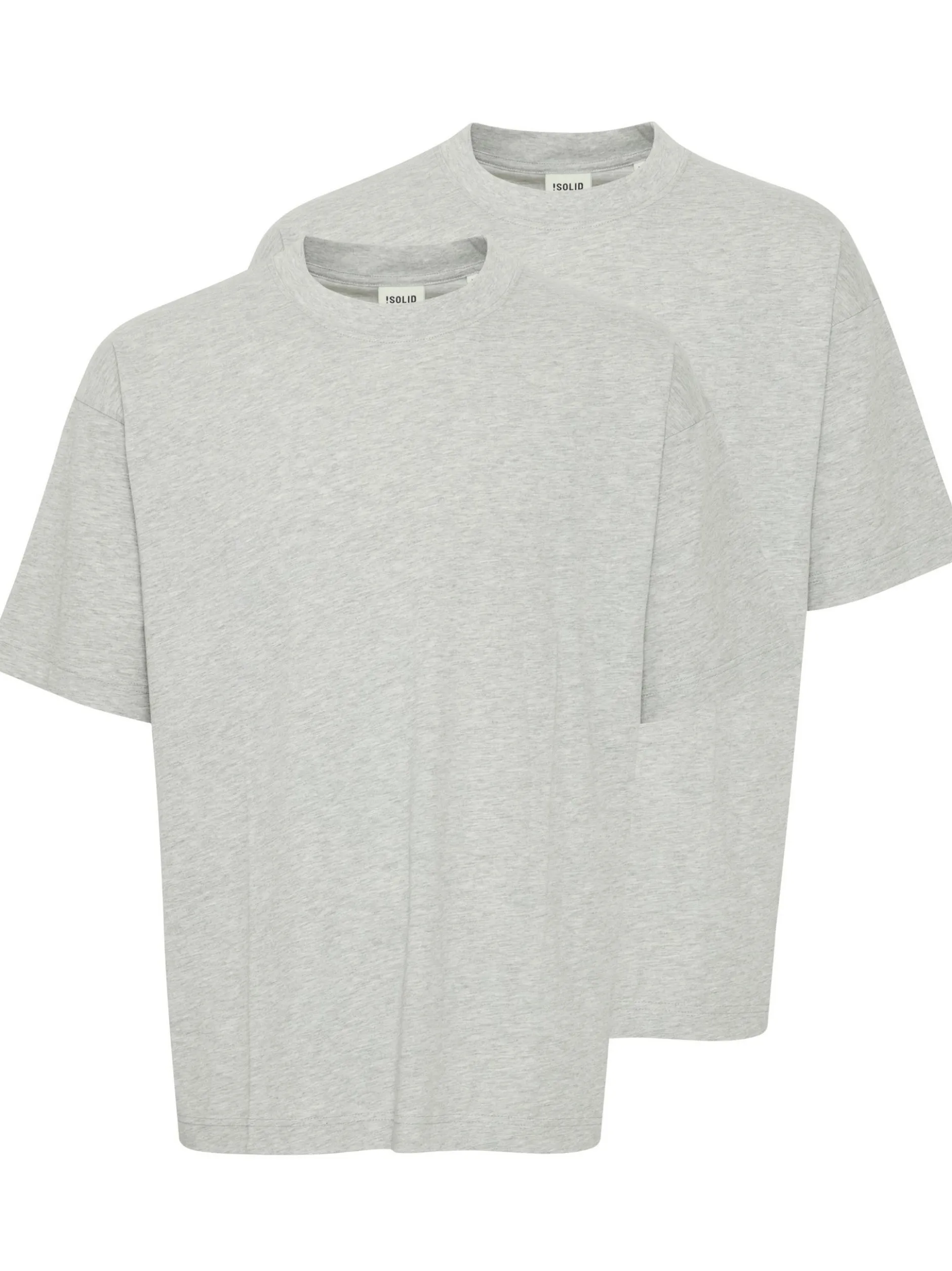 Solid Herren T-Shirt - SDMalle 2er-Pack in weiß
