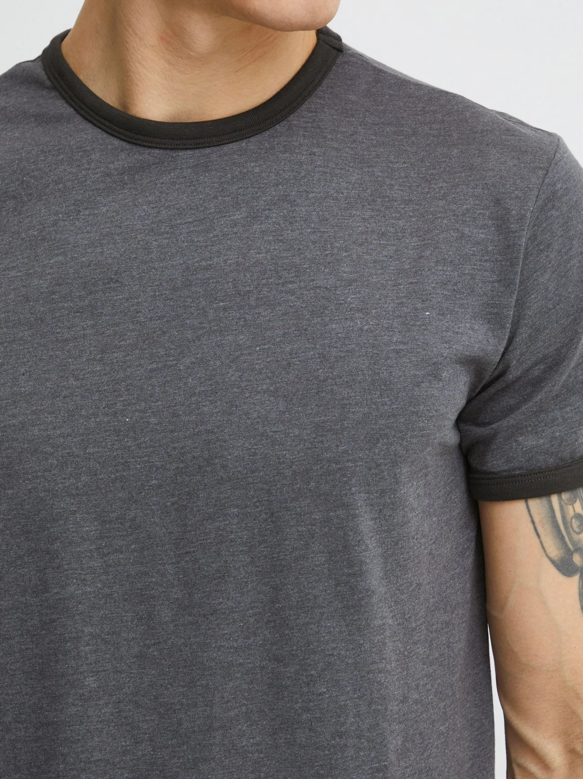 Solid Herren T-Shirt - SDManoldo in grau