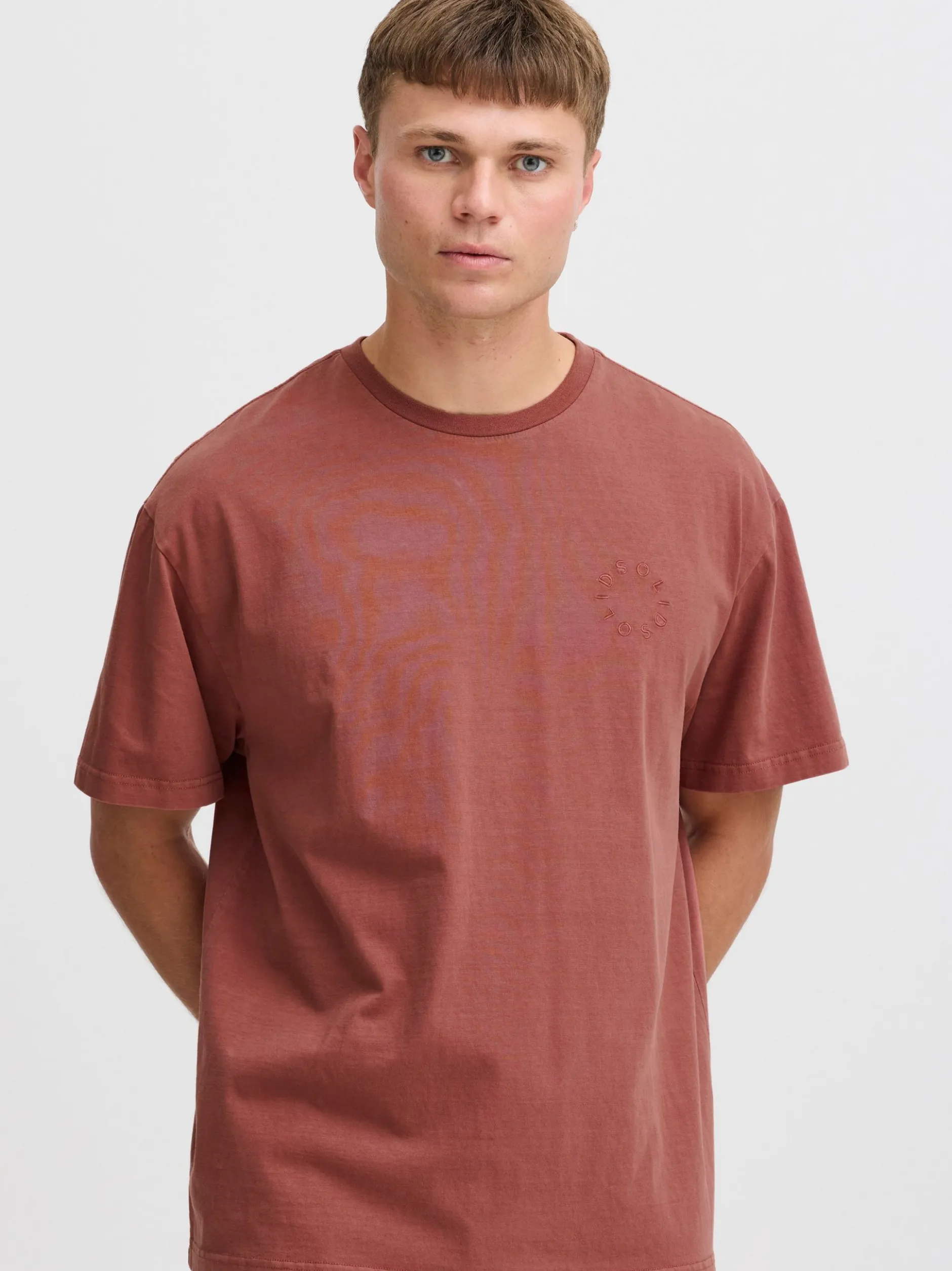 Solid Herren T-Shirt - SDMarkell in rot