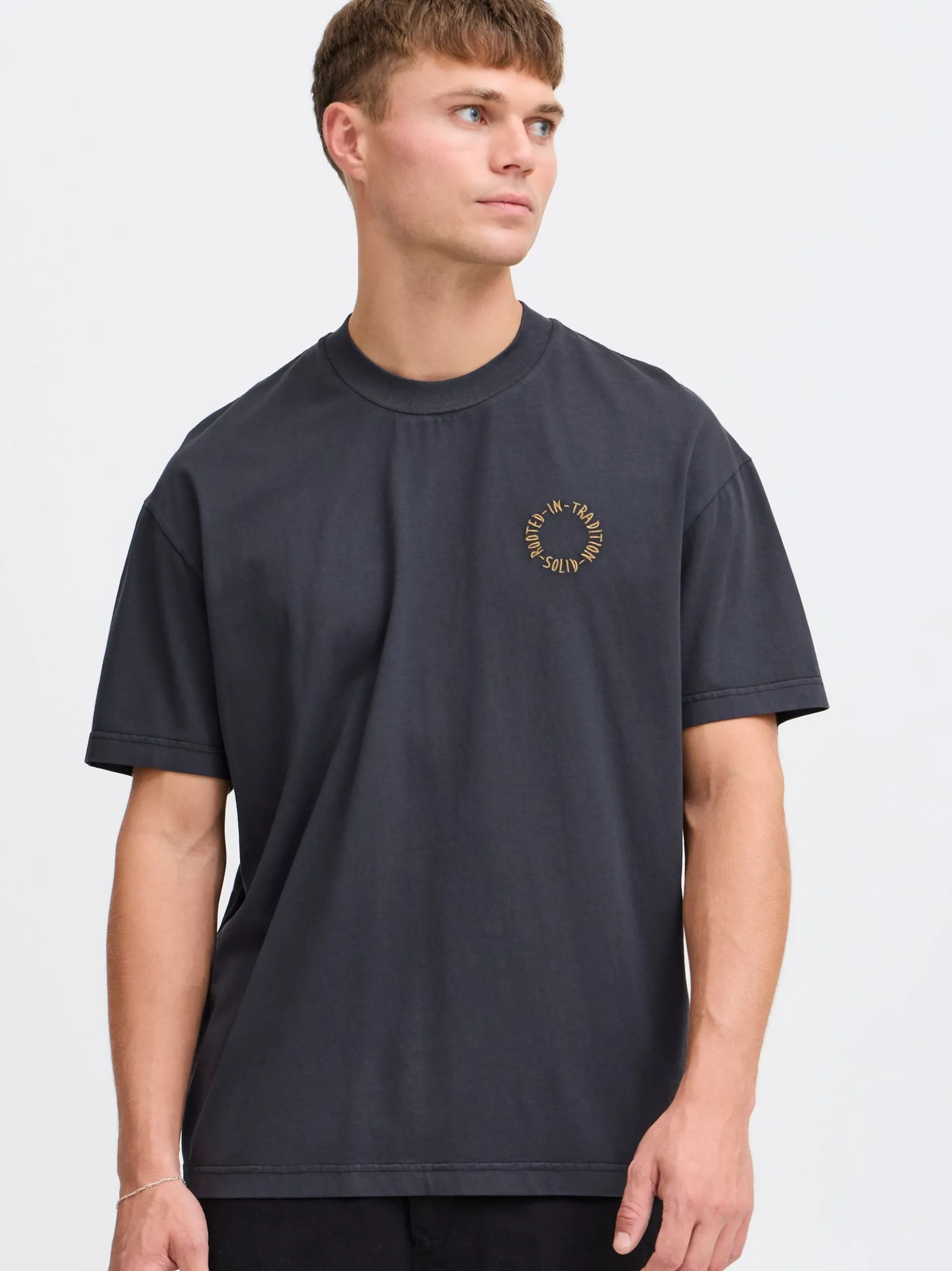 Solid Herren T-Shirt - SDNojus in schwarz