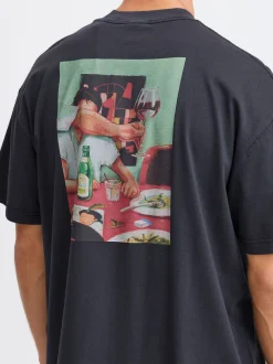 Solid Herren T-Shirt - SDNojus in schwarz