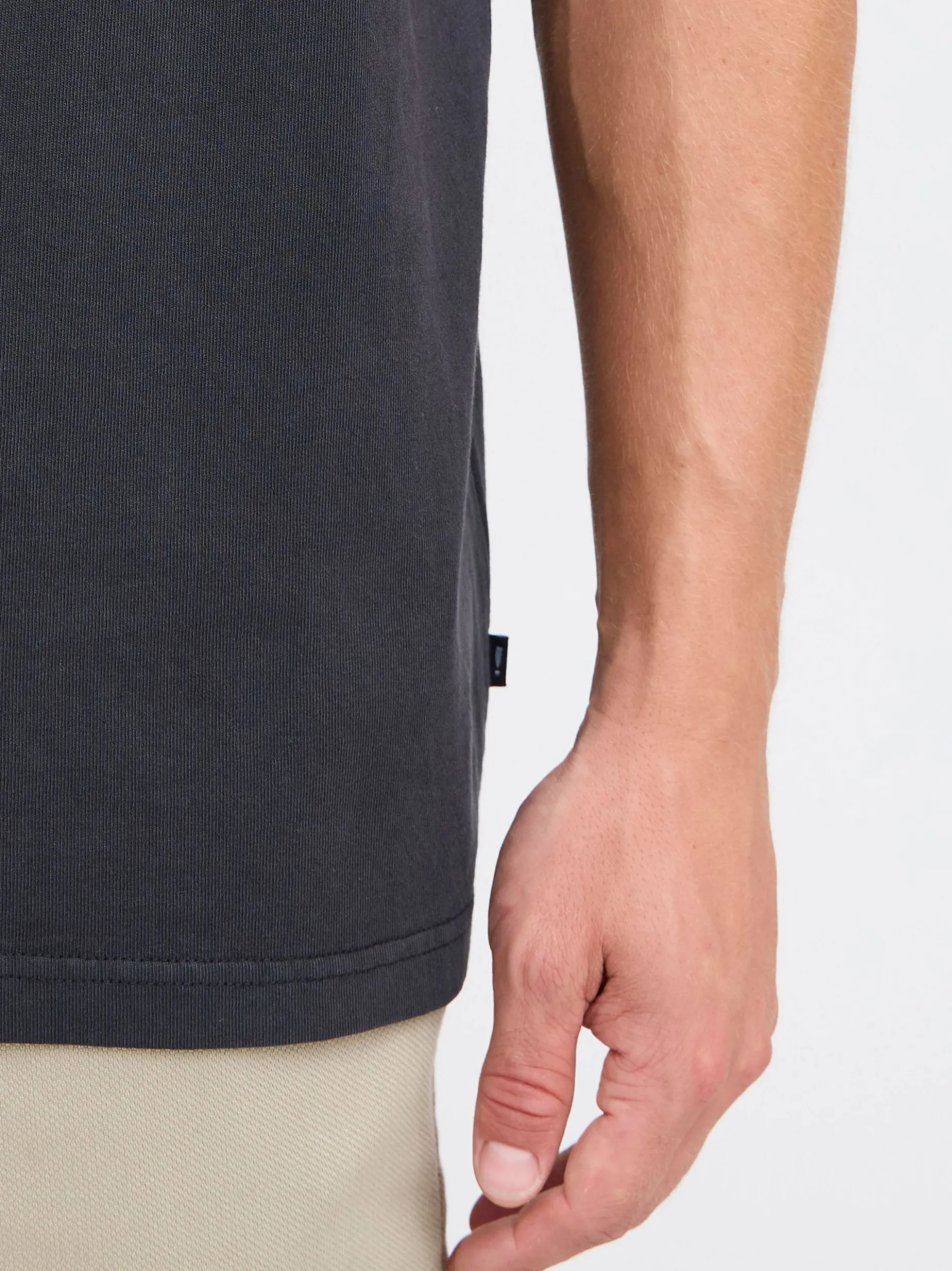 Solid Herren T-Shirt - SDNong in schwarz