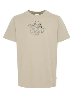 Solid Herren T-Shirt - SDOdell in beige